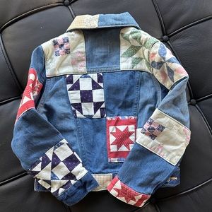 Polo Ralph Lauren Patchwork Denim Jacket + Patchwork Boyfriend Jeans